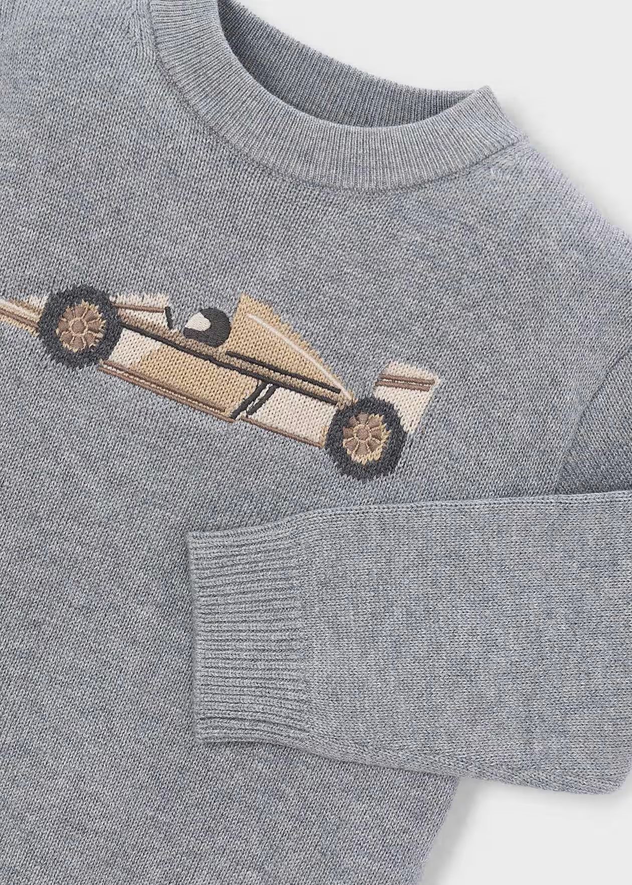 Race Car Grey Sweater