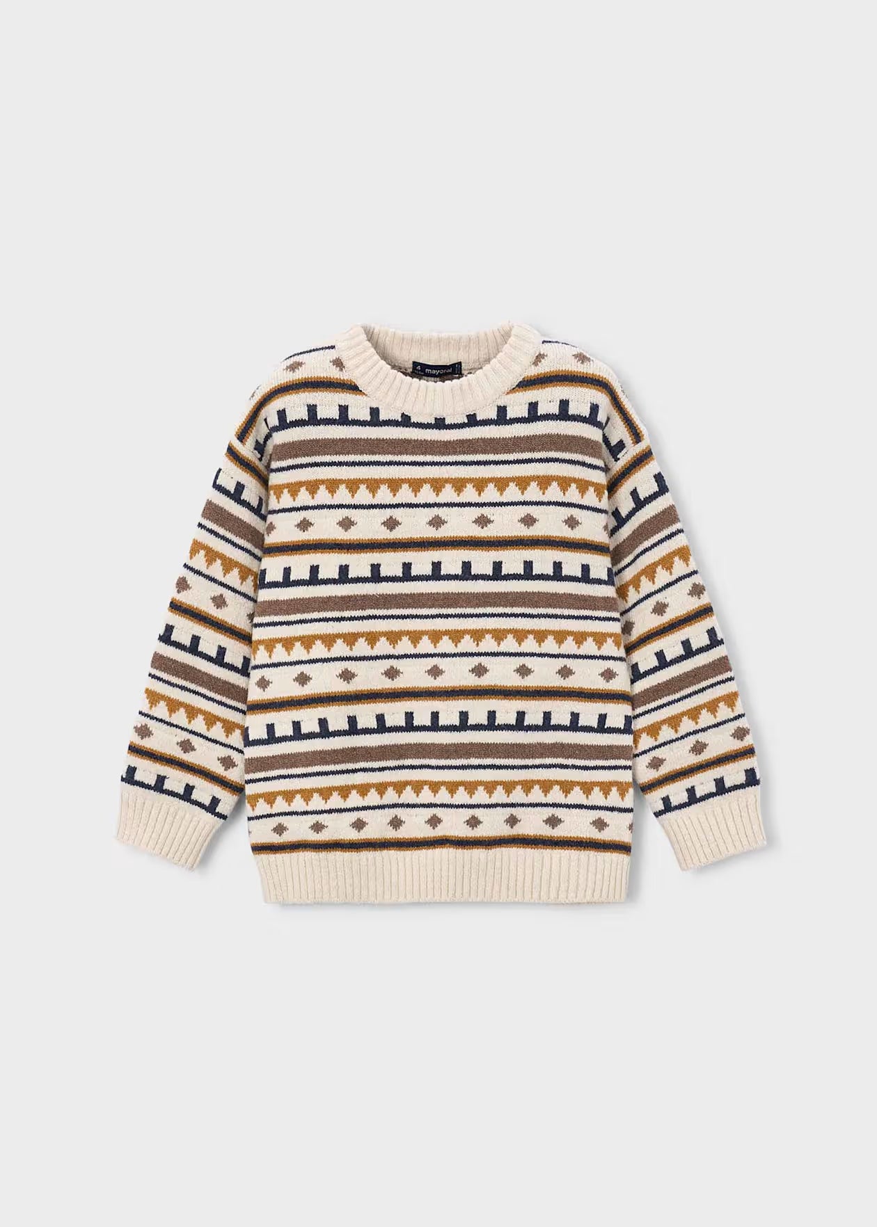 Jacquard Sweater | Cereal Heather