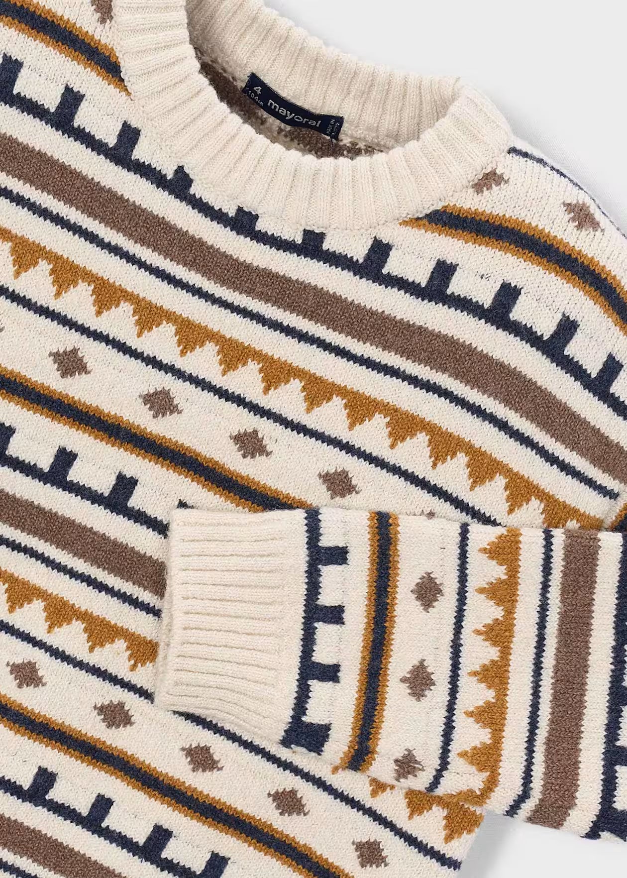 Jacquard Sweater | Cereal Heather