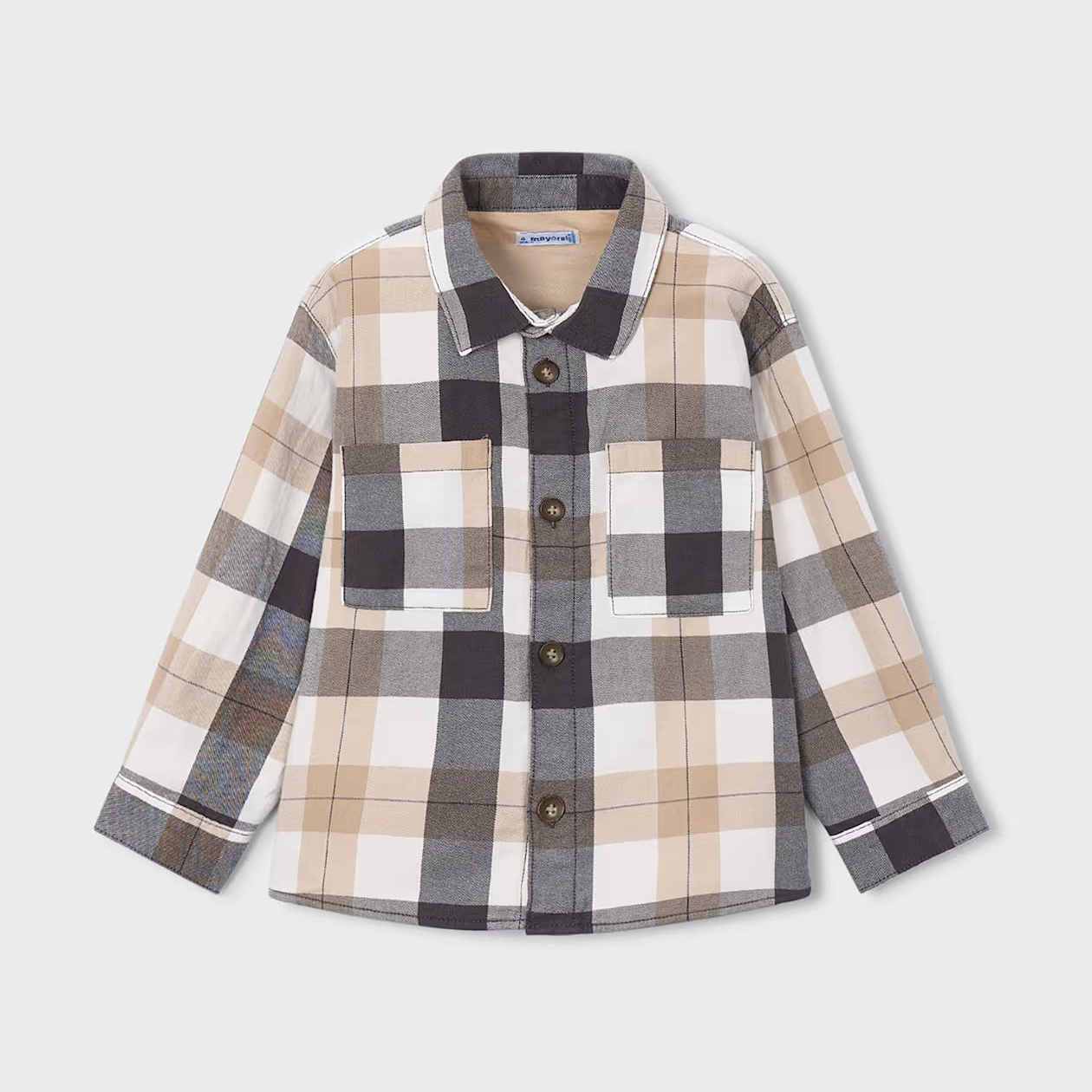 Plaid Overshirt | Slate