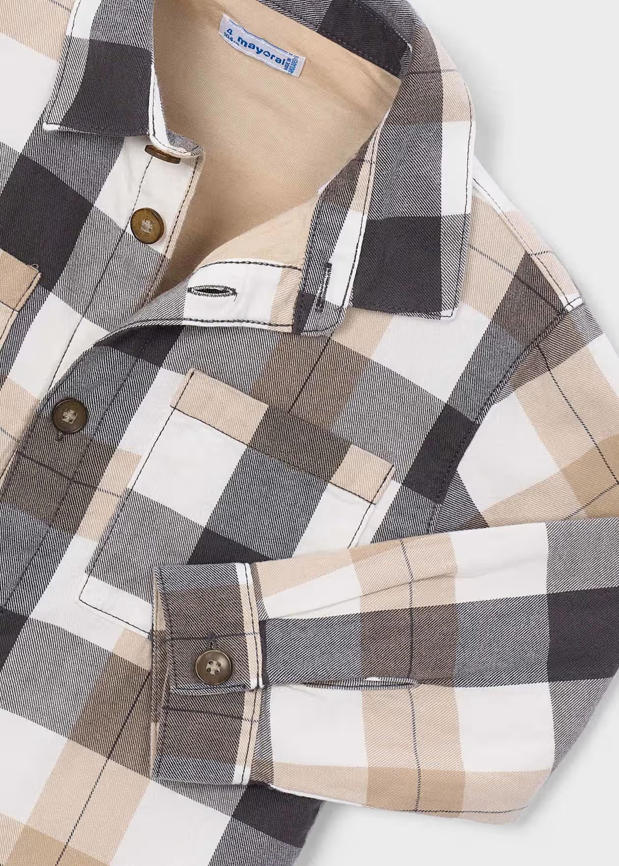 Plaid Overshirt | Slate