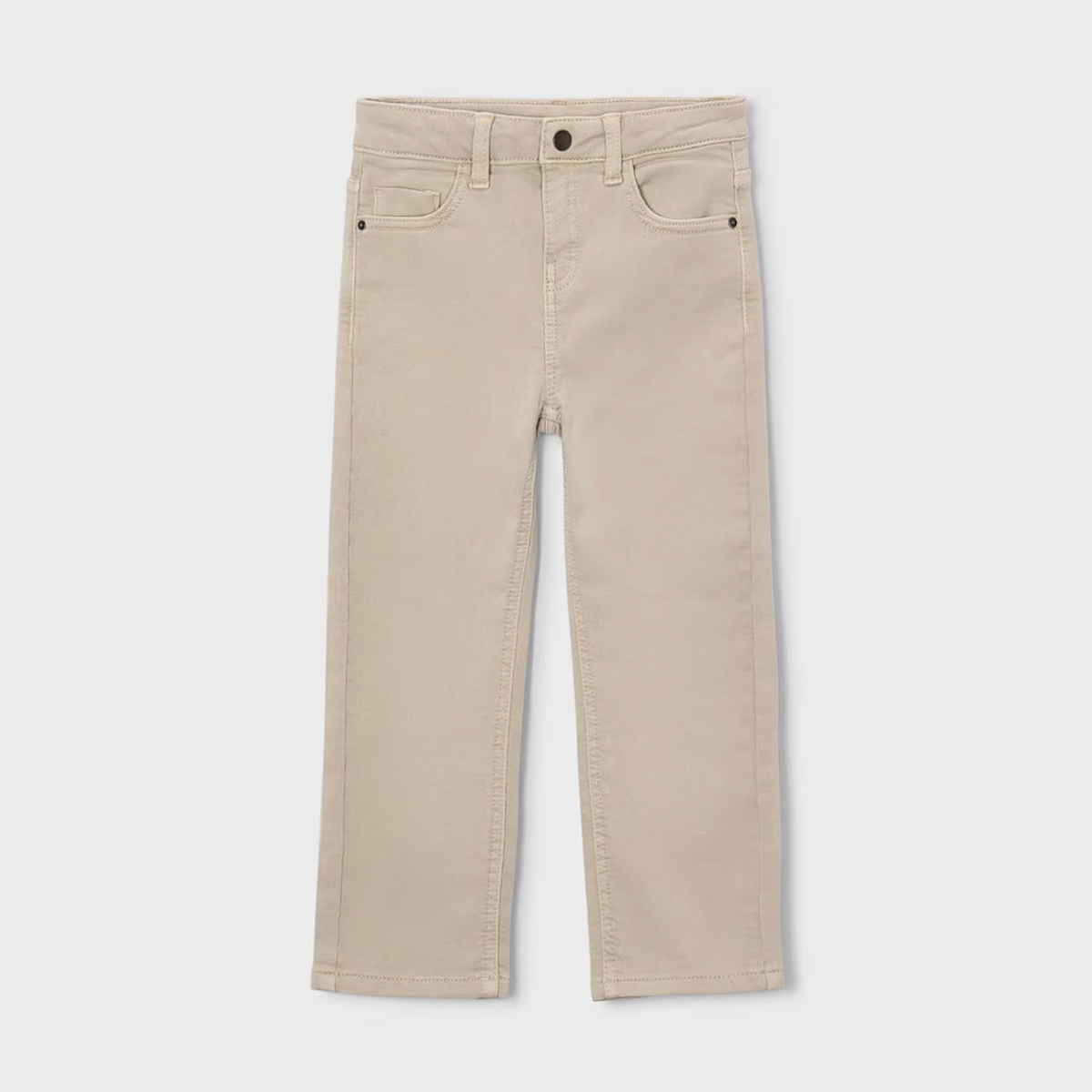 Tan Regular Fit Pants
