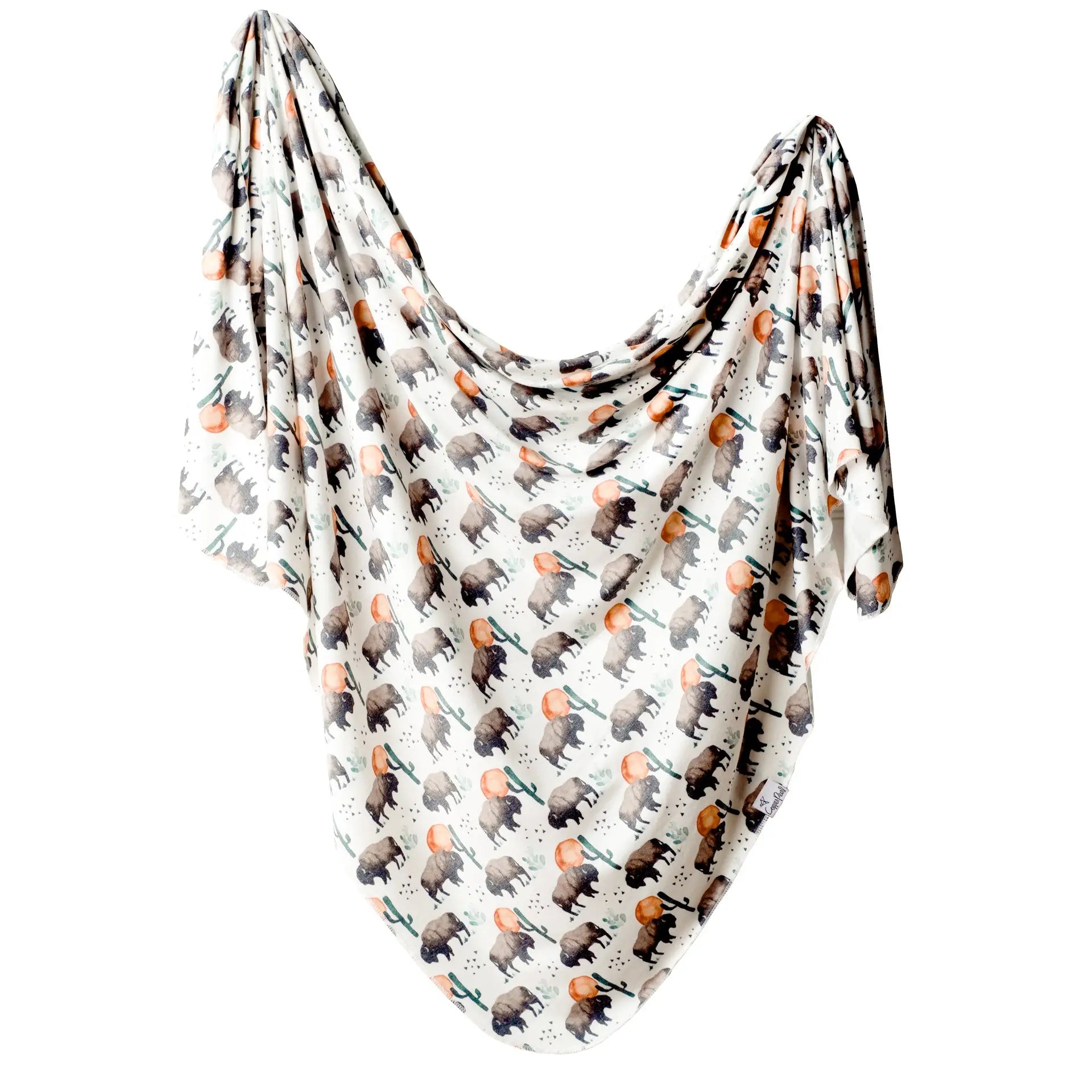 Copper Pearl Knit Swaddle Blanket