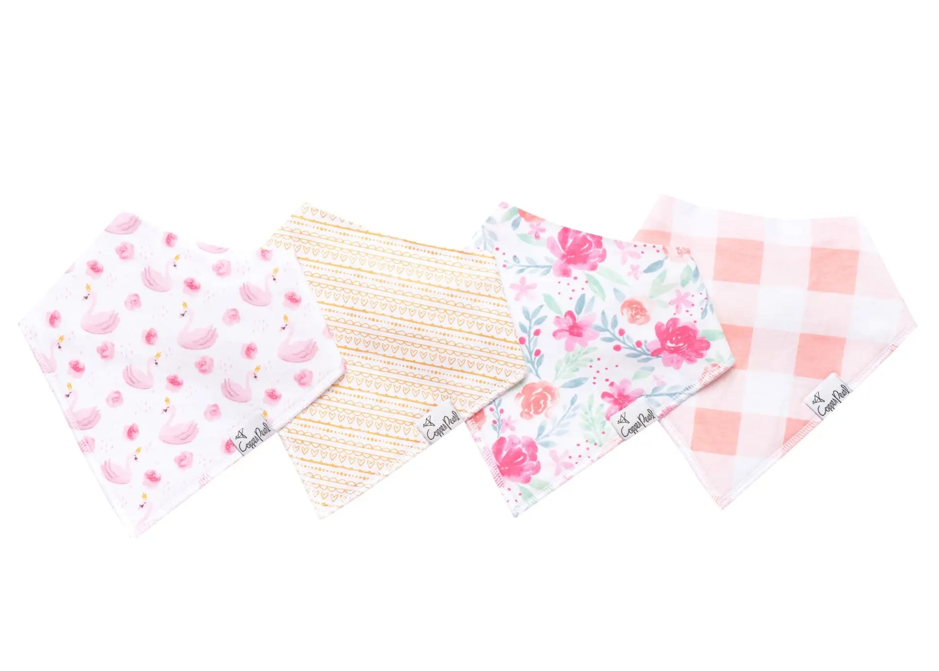 Copper Pearl Bandana Bib Set (4-pack)