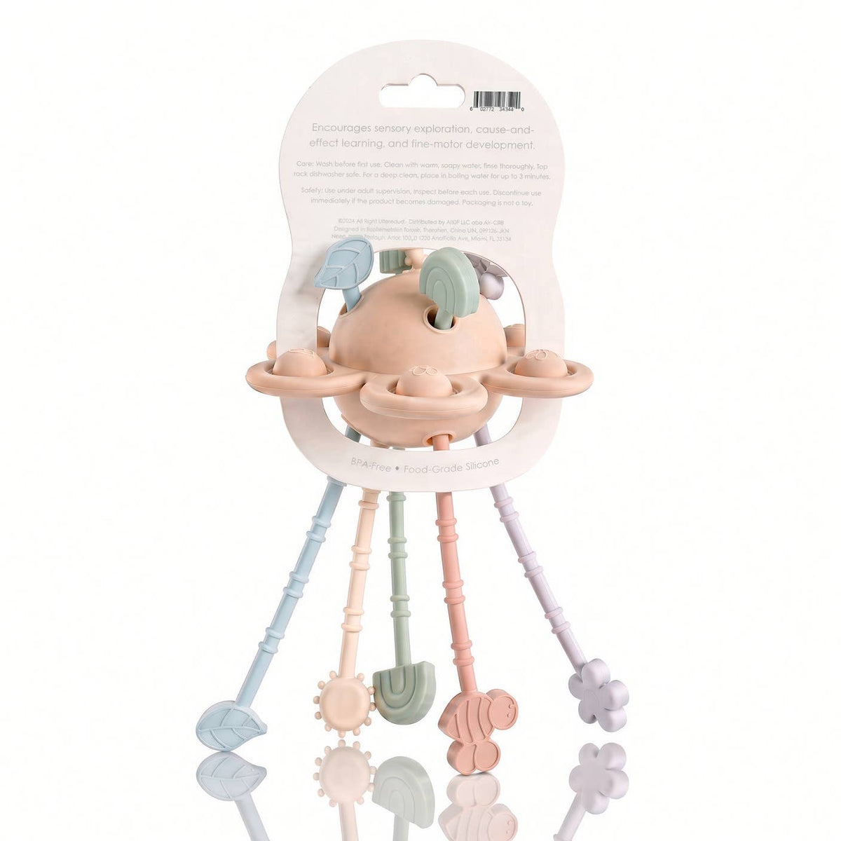 Ali+Oli Montessori Multi-Sensory Pull & Pop Toy