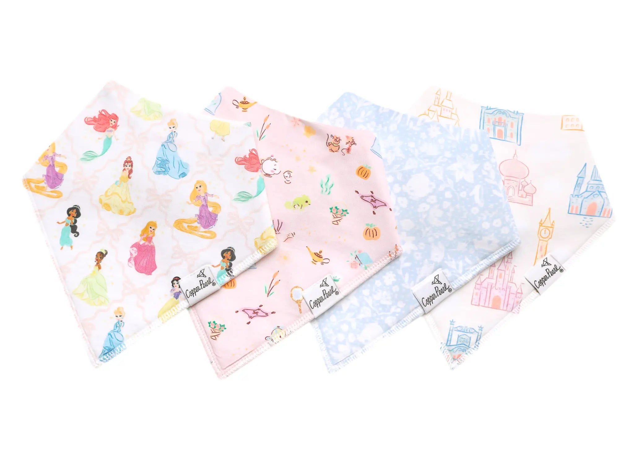 Copper Pearl Bandana Bib Set (4-pack)