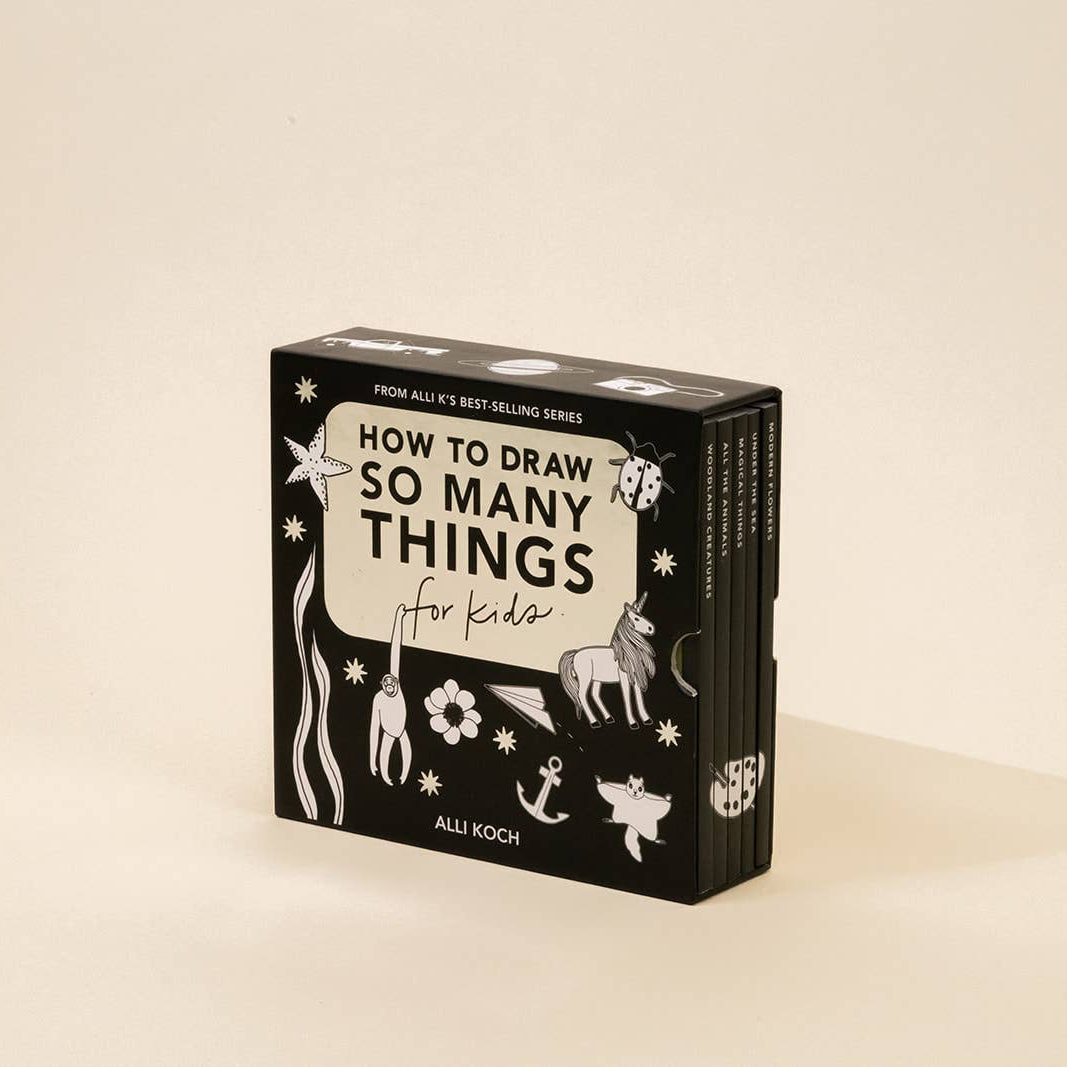 How to Draw So Many Things: Set of 5 Books for Kids