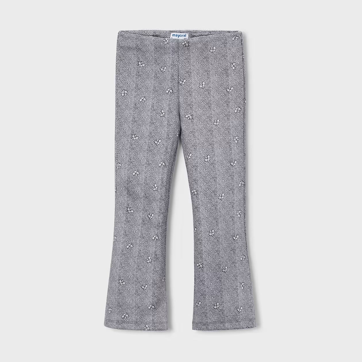 Faux Suede Flare Leggings with Gem Detail