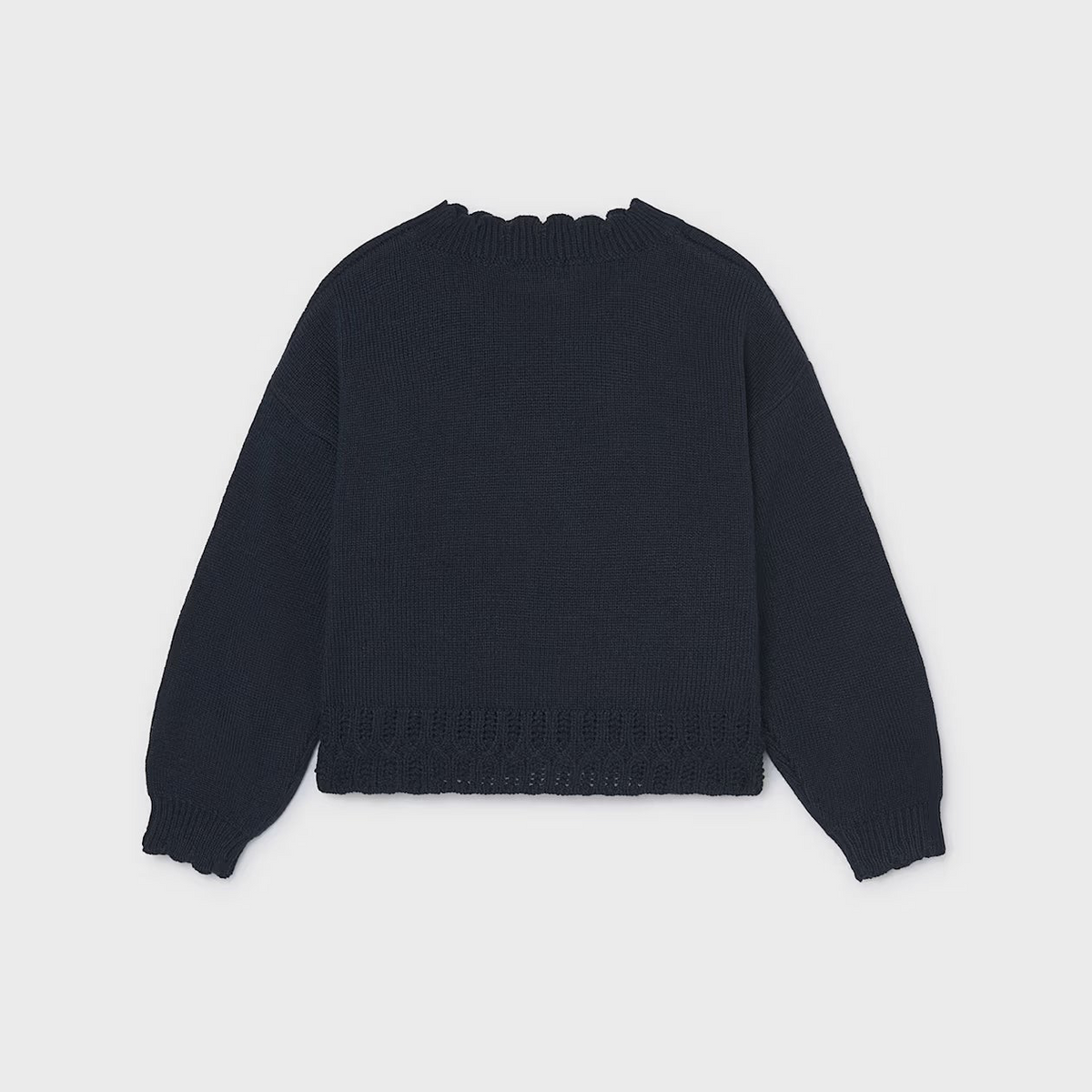 Navy Bow Sweater