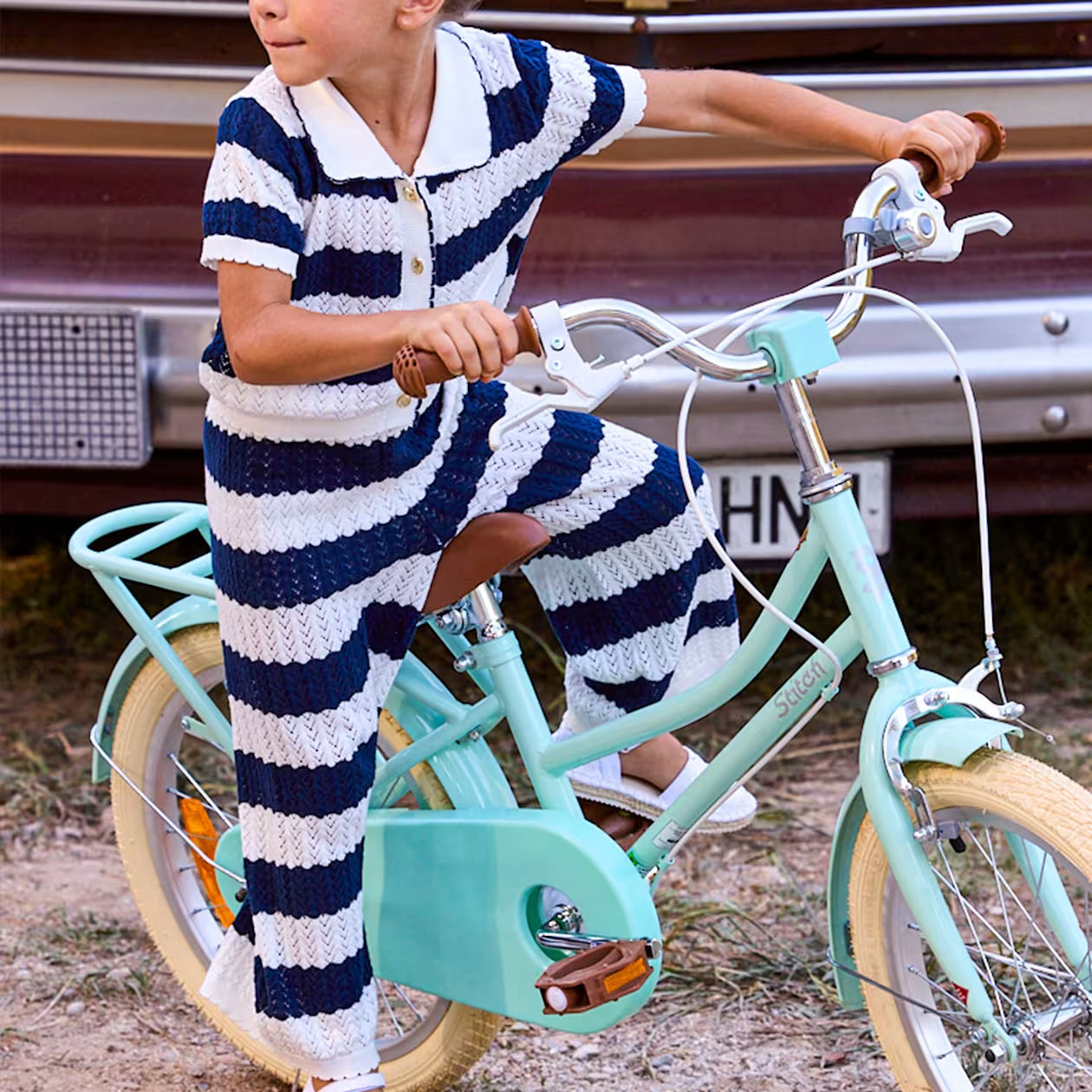 Striped Crochet Set