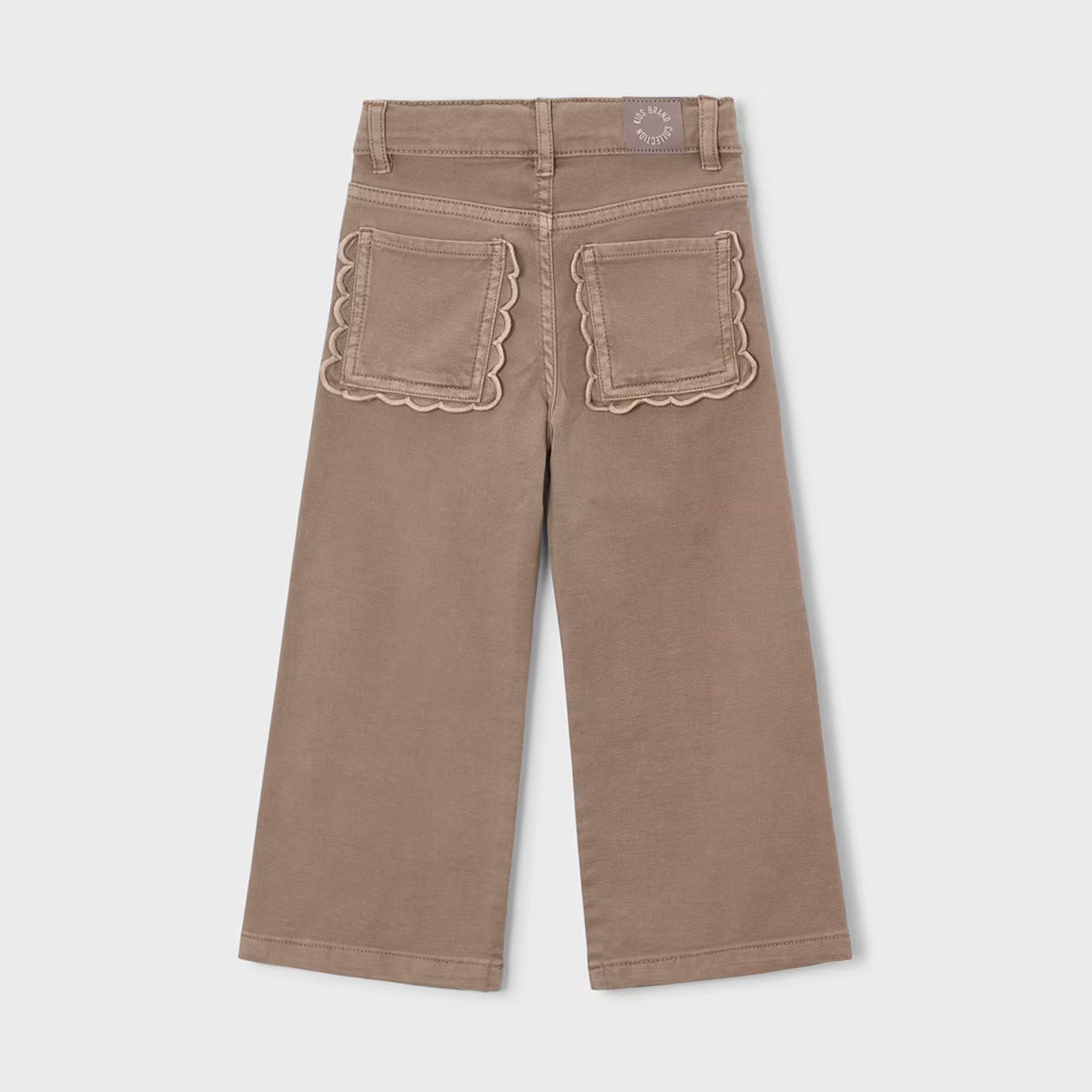 Scallop Twill Pants