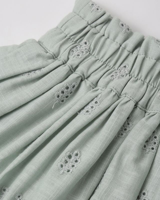 Rose Mini Skirt | Seafoam