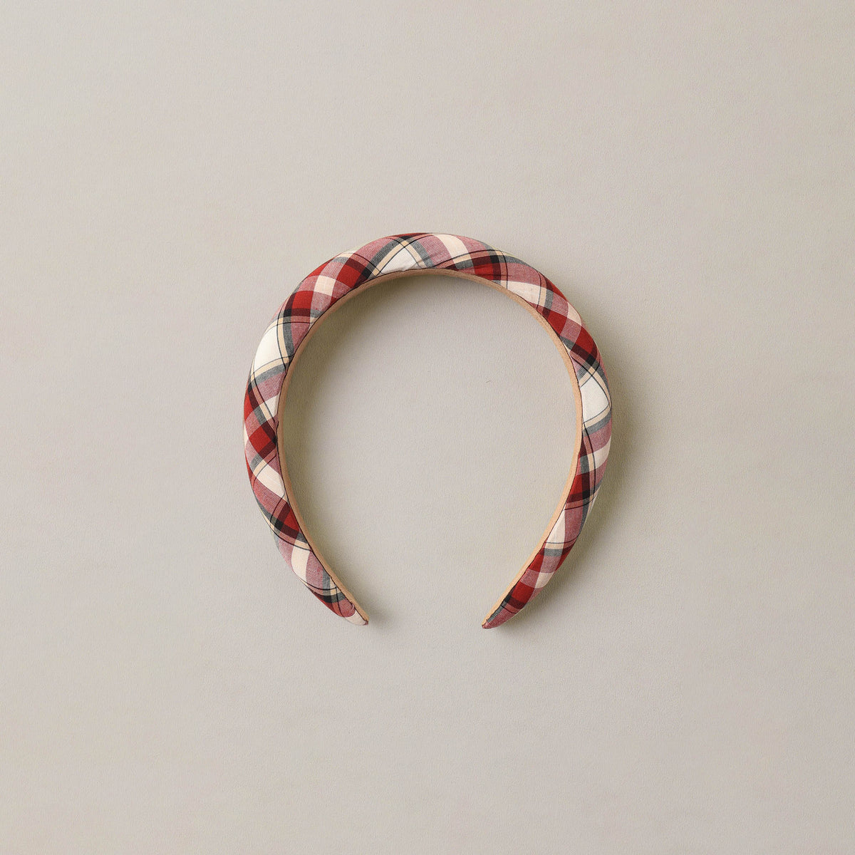 Padded Headband | Holiday Tartan