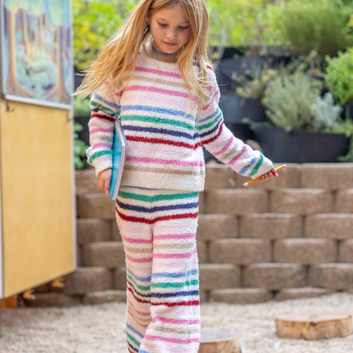 Dreamer Stripe Sweater + Sweatpants Set