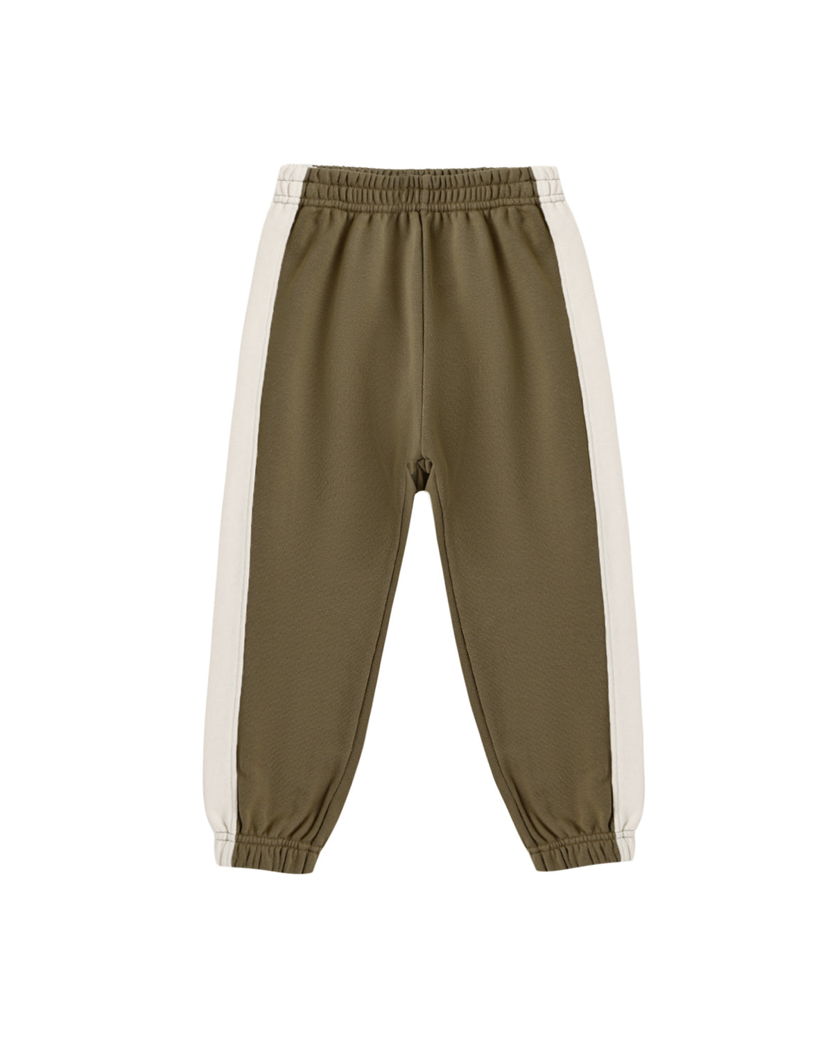 Quarter Zip Crew + Paneled Sweatpants | Olive