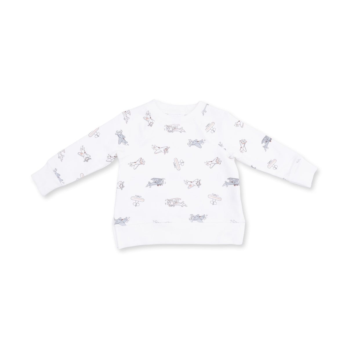 Raglan Sweatshirt | Vintage Airplane Pilots