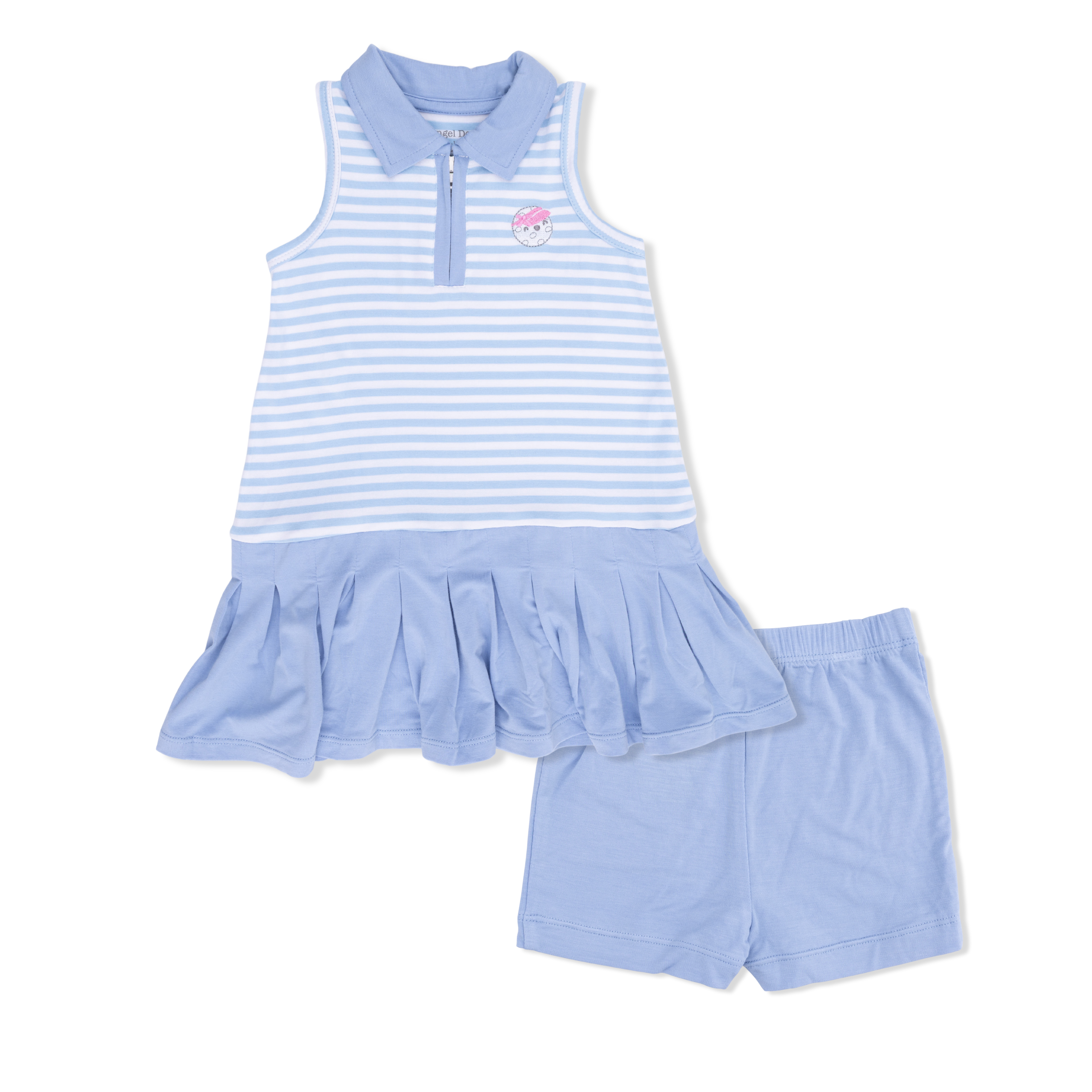 Polo Tennis Dress w/ Cartwheel Short | Striped