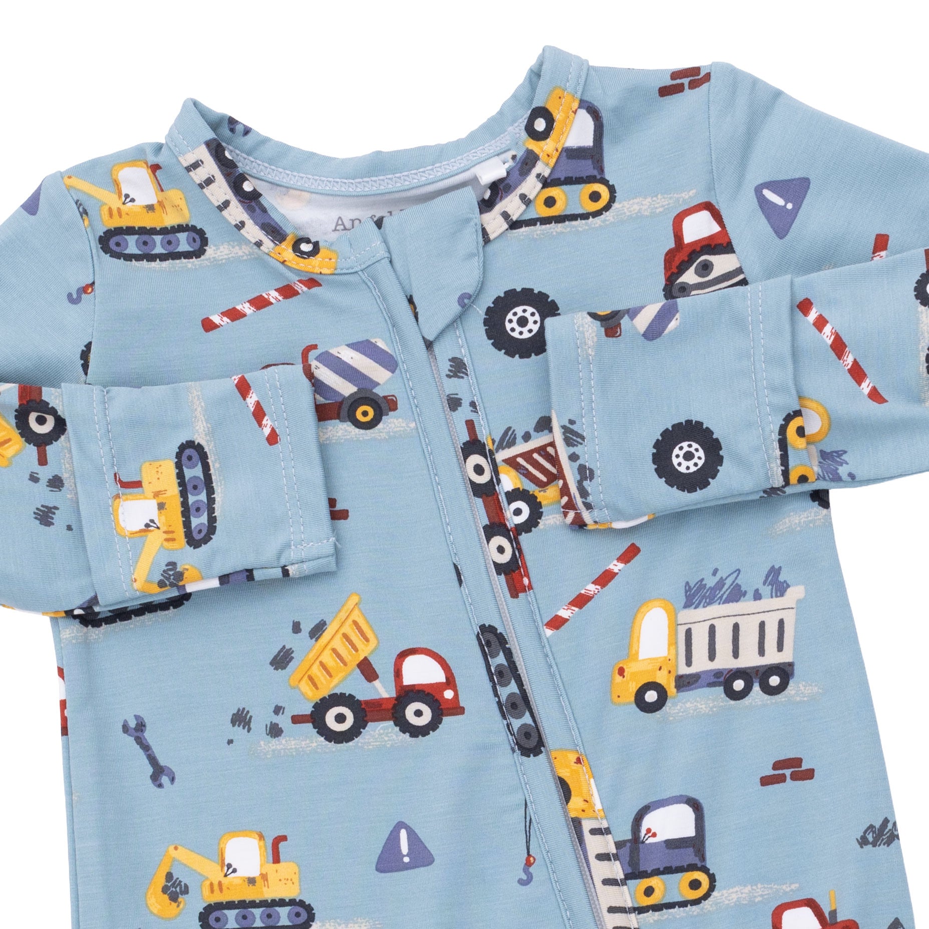 2 Way Zipper Footie | Crayon Construction