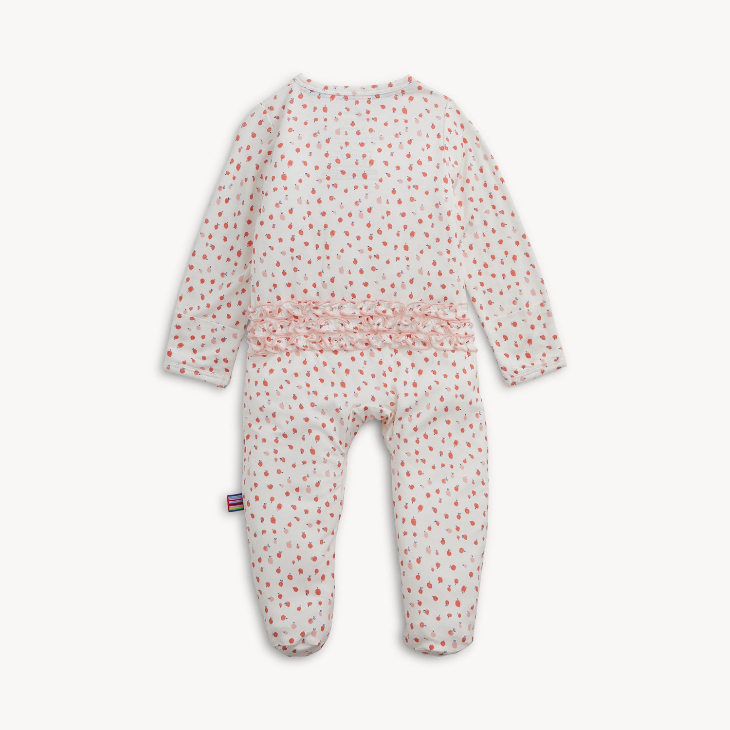 Magnetic Me Ruffle Footie | Apple Blossom