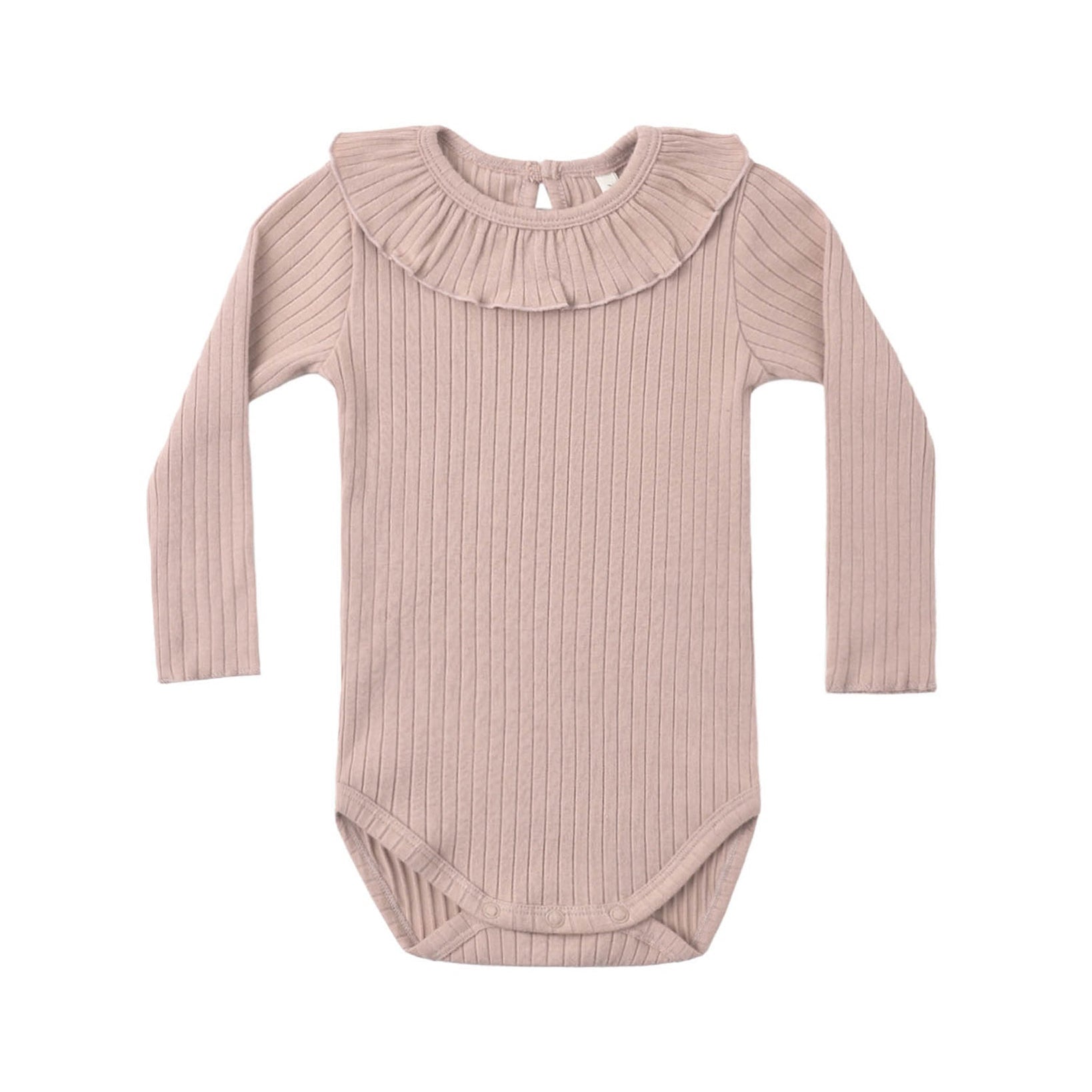 Ruffle Collar Bodysuit | Rosewood