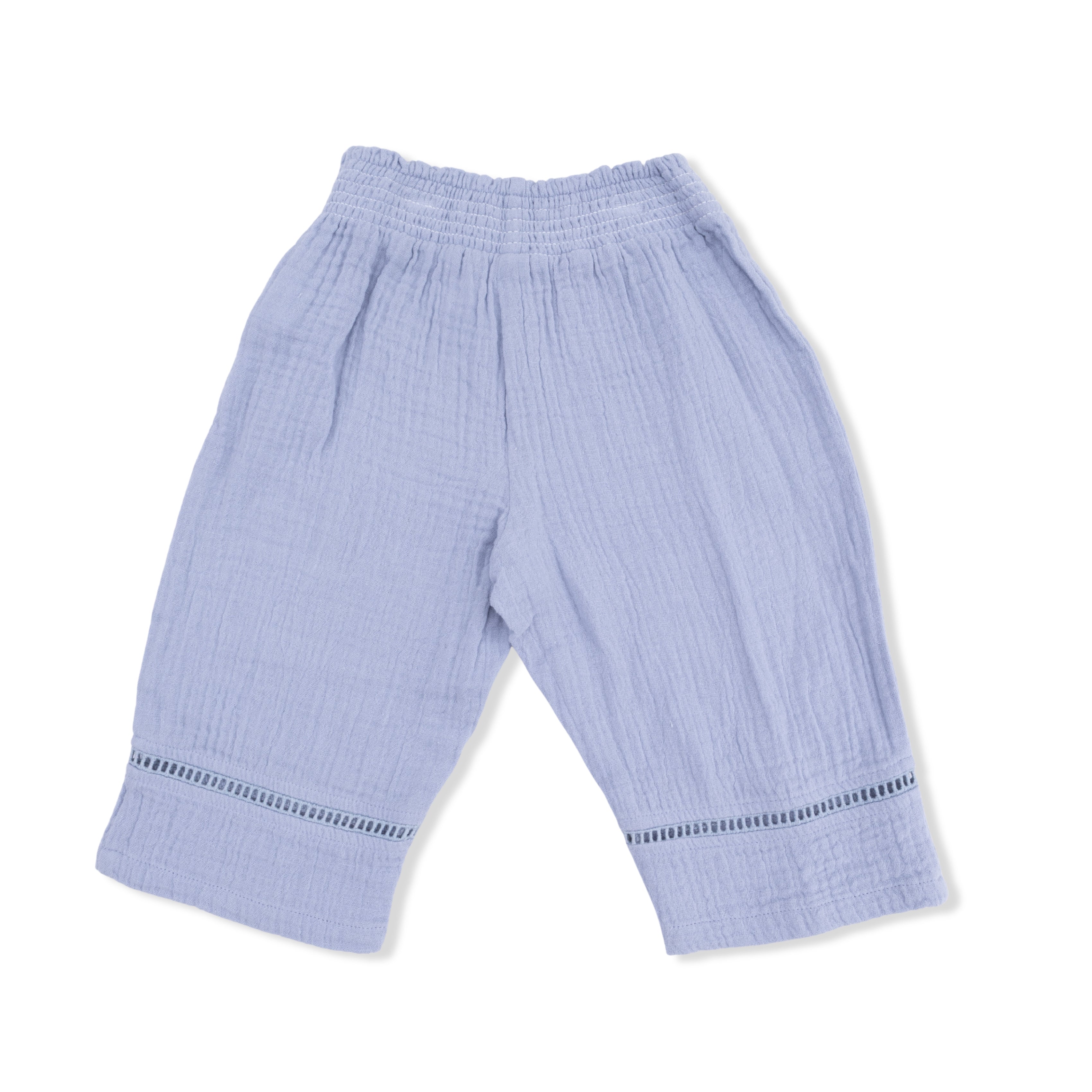 Peplum Tank w/ Smocked Waist Pant | Belle Rosette Dot