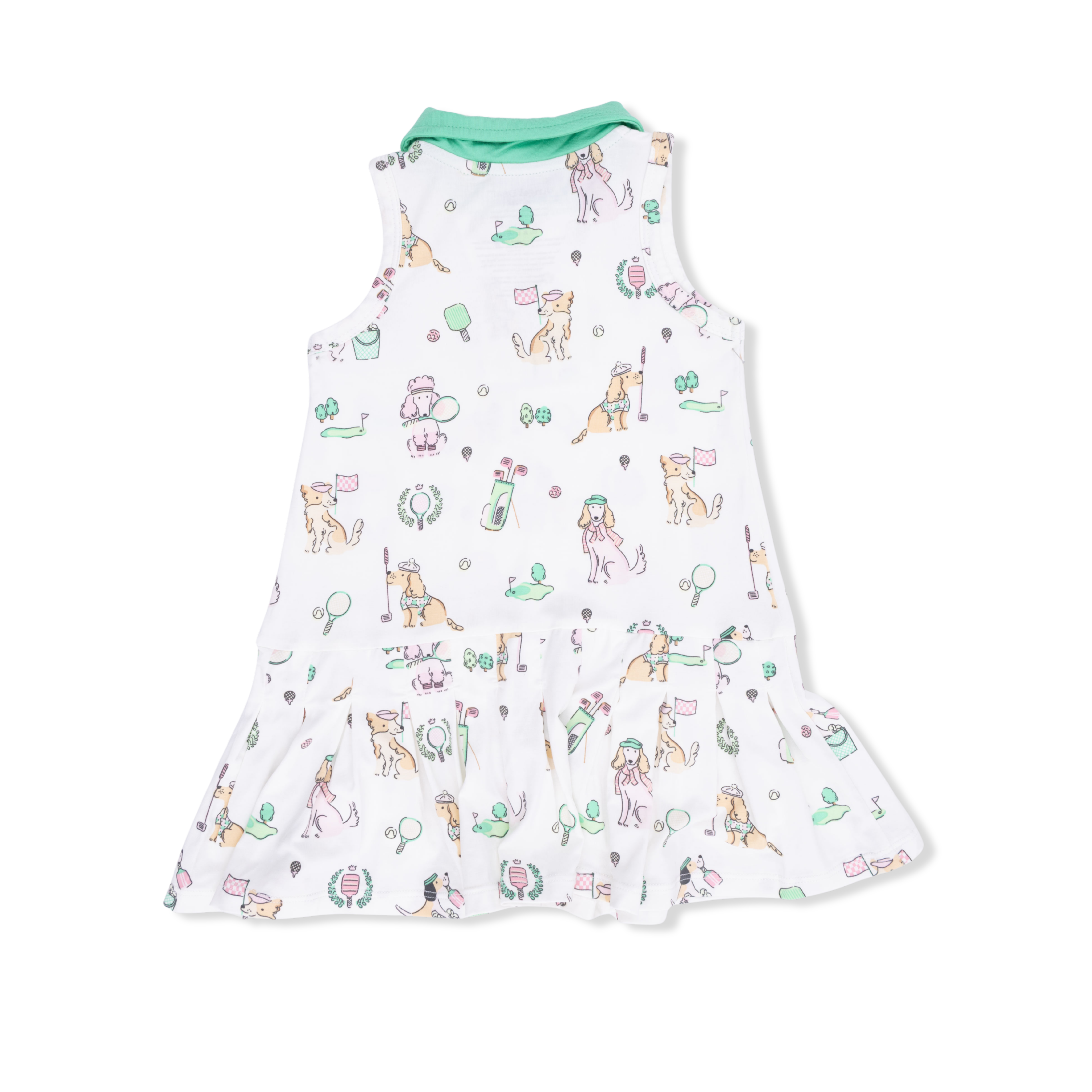 Polo Tennis Dress w/ Cartwheel Short | Country Club Dogs Pink