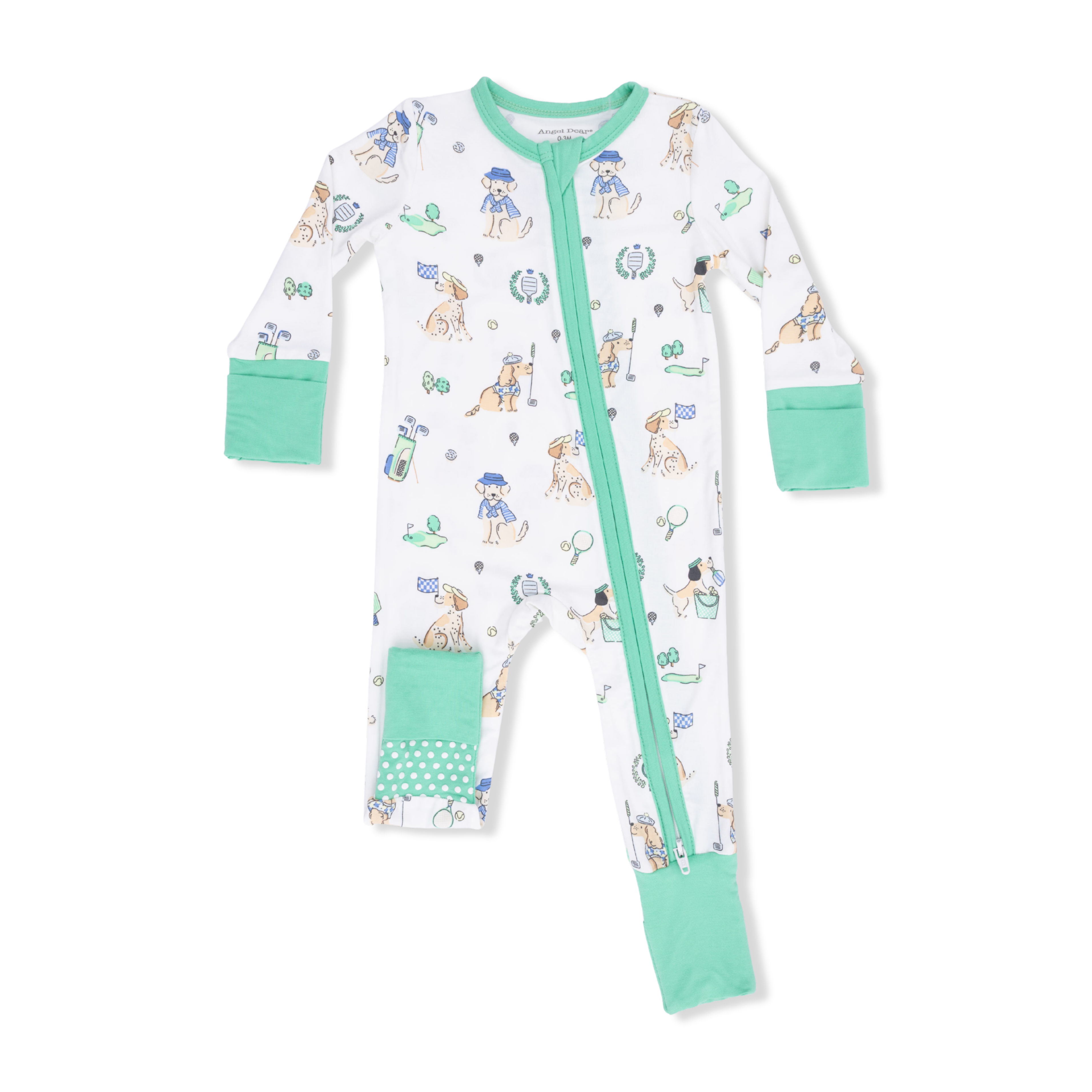 Convertible Romper | Country Club Dogs Neutral