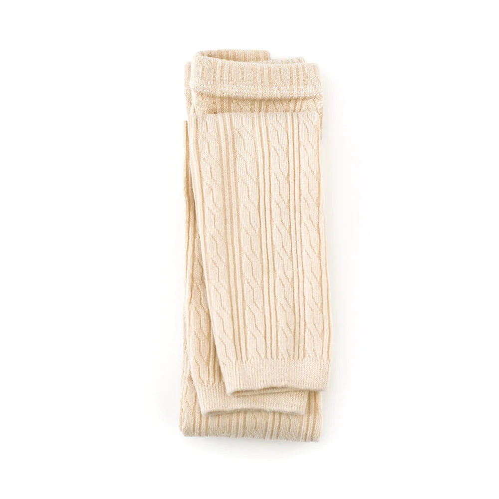 Cable Knit Footless Tights