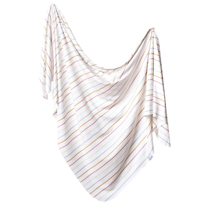 Copper Pearl Knit Swaddle Blanket