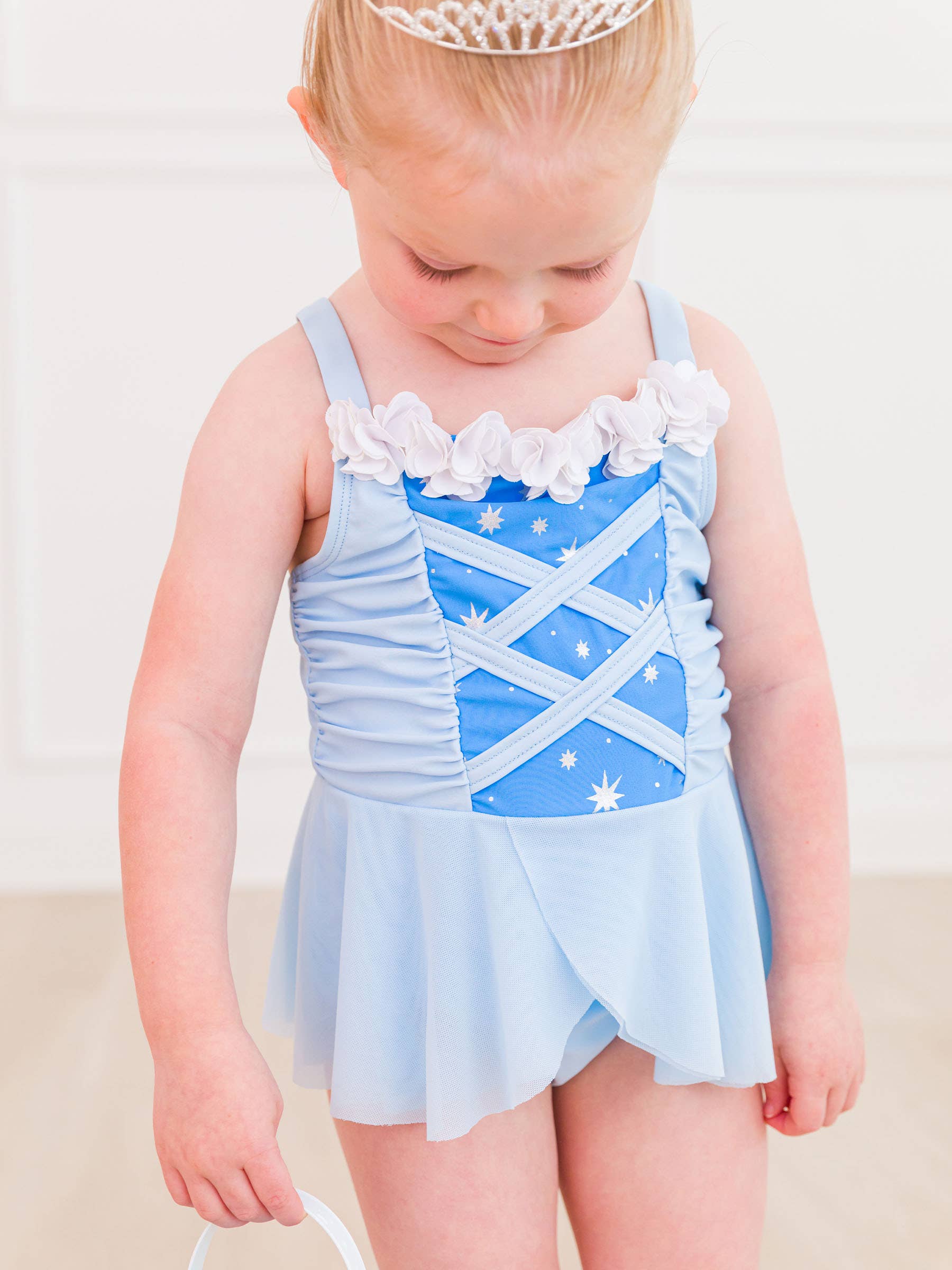 Blue Princess One Piece Swimsuit