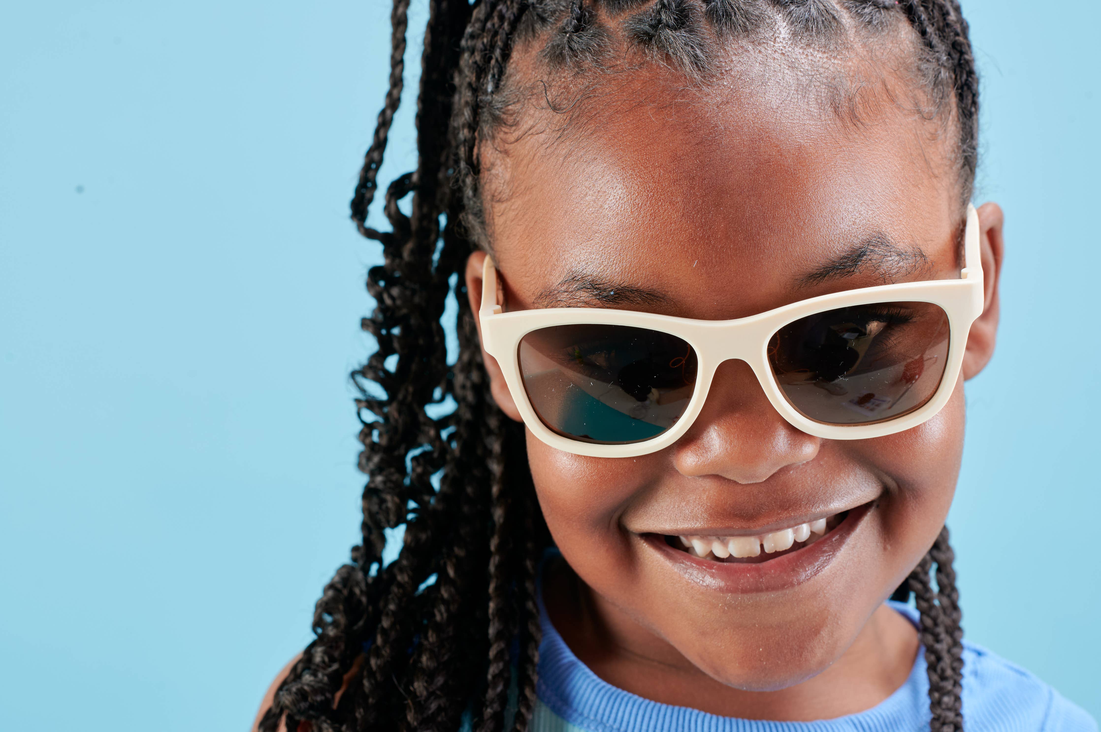 Sweet Cream with Amber Lens Navigator Baby & Kids Sunglasses