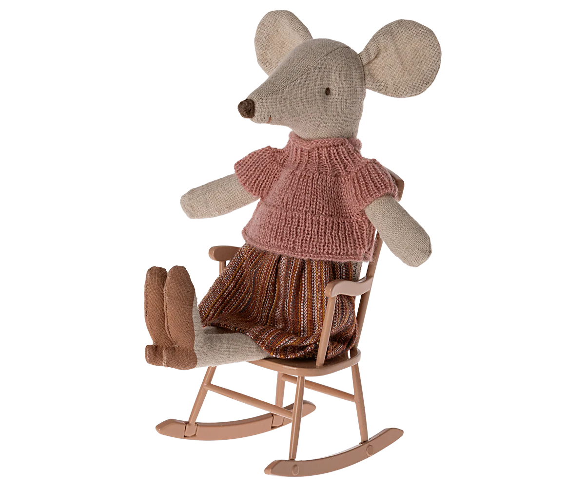 Mouse Rocking Chair | Dark Powder