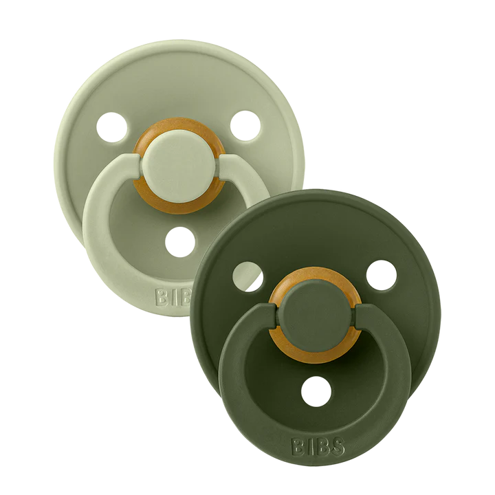 BIBS Pacifier Original Natural Rubber Latex 2PK