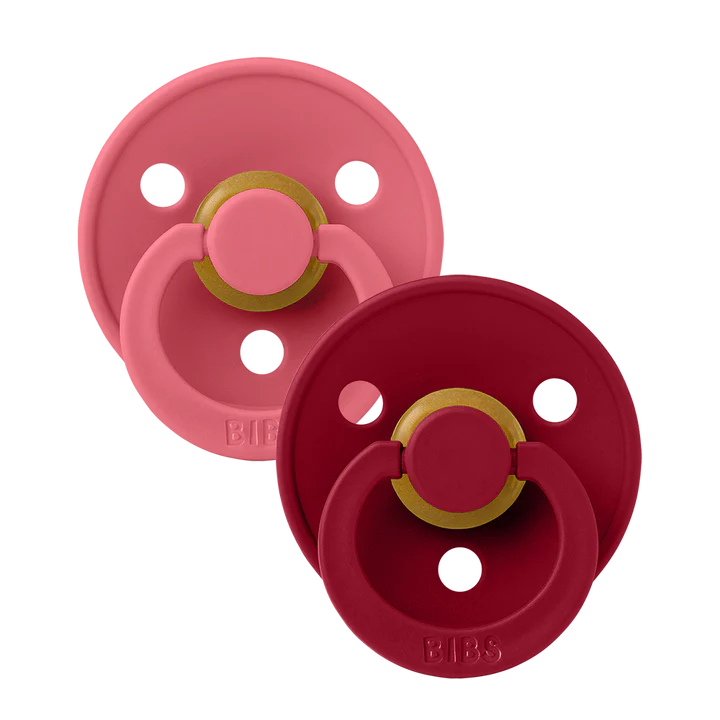 BIBS Pacifier Original Natural Rubber Latex 2PK