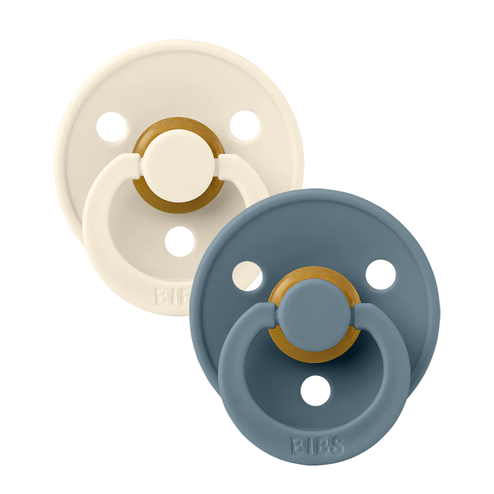 BIBS Pacifier Original Natural Rubber Latex 2PK