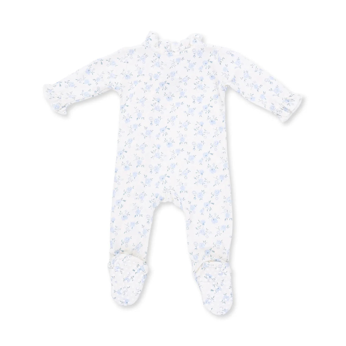 Kimono Ruffle Snap Footie | Rose Briar