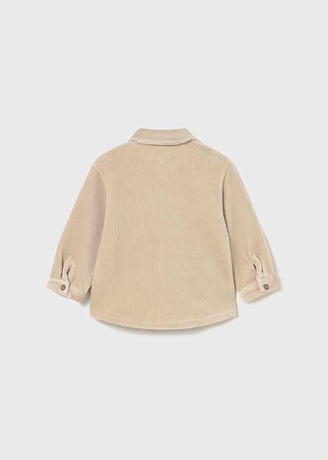 Oatmeal Corduroy Overshirt
