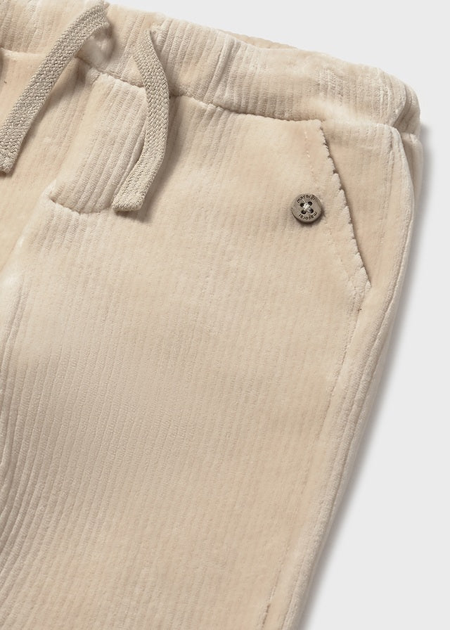 Boy's Oatmeal Corduroy Pants