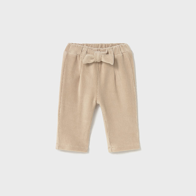 Girl's Oatmeal Corduroy Pants