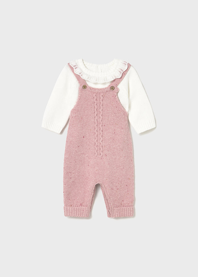Orchid Overall and Sweater Set