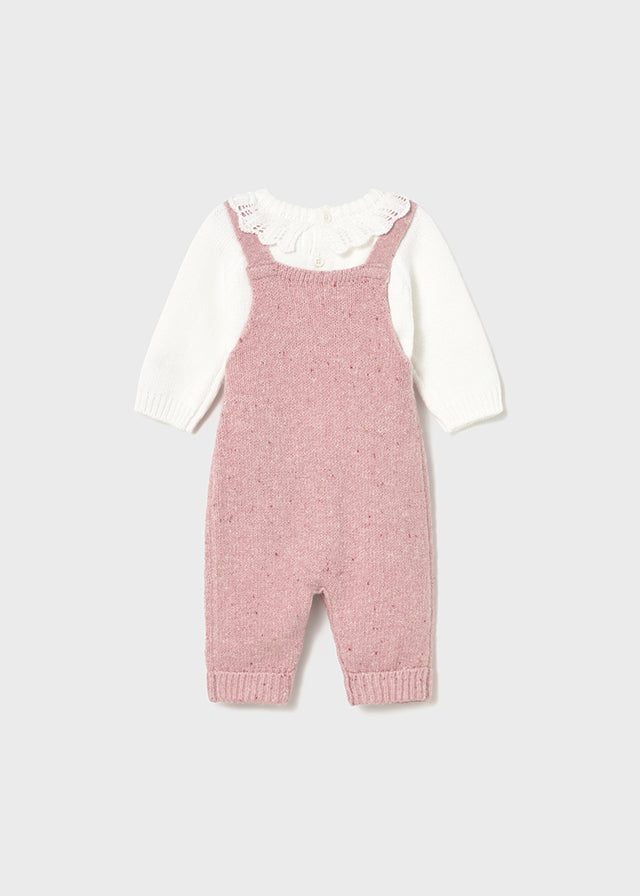 Orchid Overall and Sweater Set