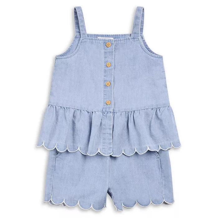 Chambray Tank + Short Set