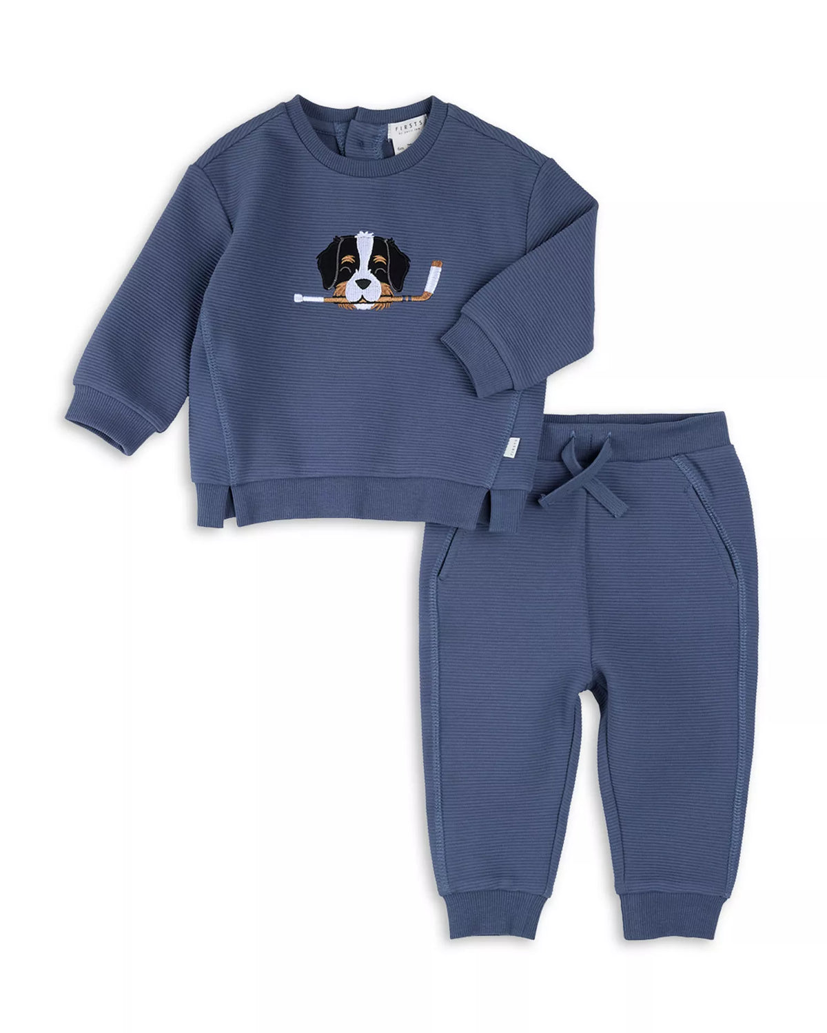 Long Sleeve Rink Rover Ottoman Sweatshirt and Joggers Set