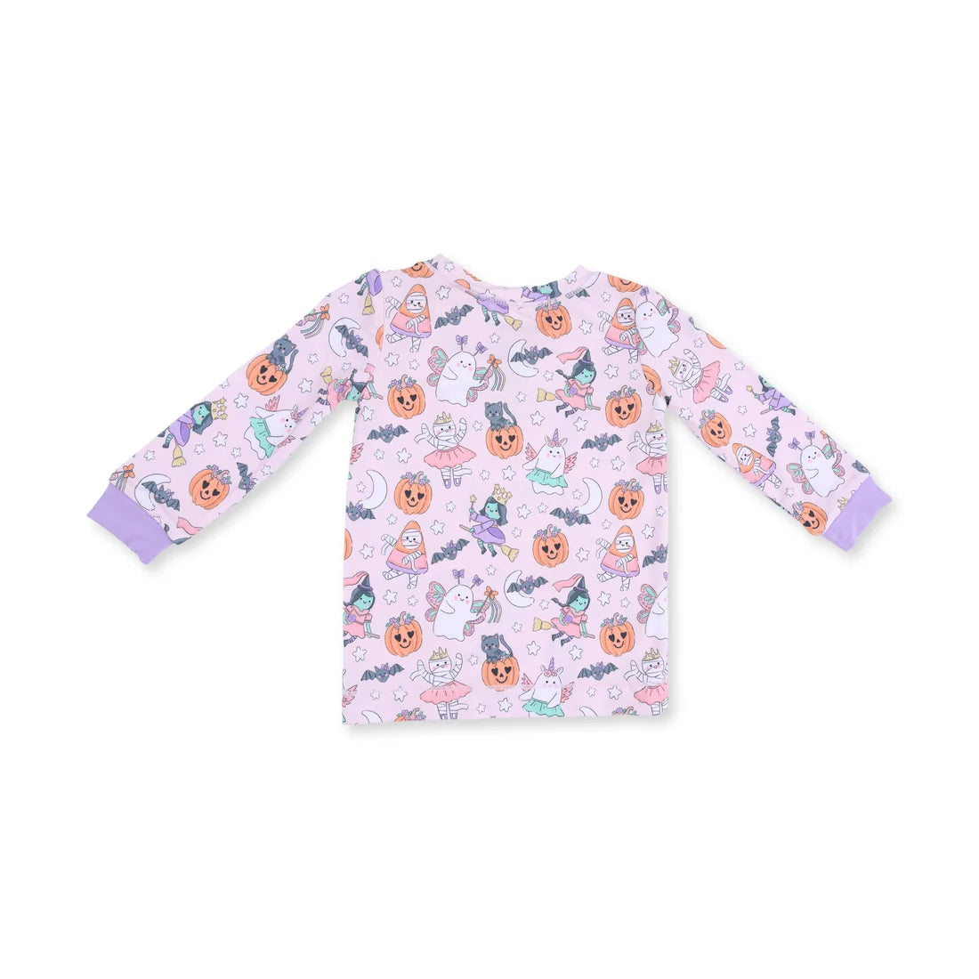 Long Sleeve Pajama Set | Halloween Monster Dress Up Pink