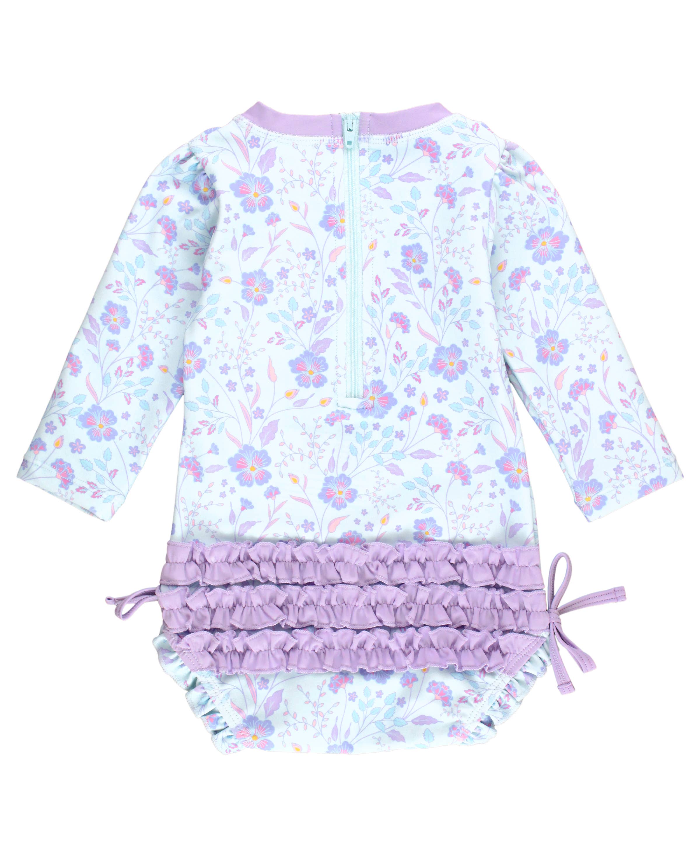 Fairytale Garden Long Sleeve One Piece Swimsuit
