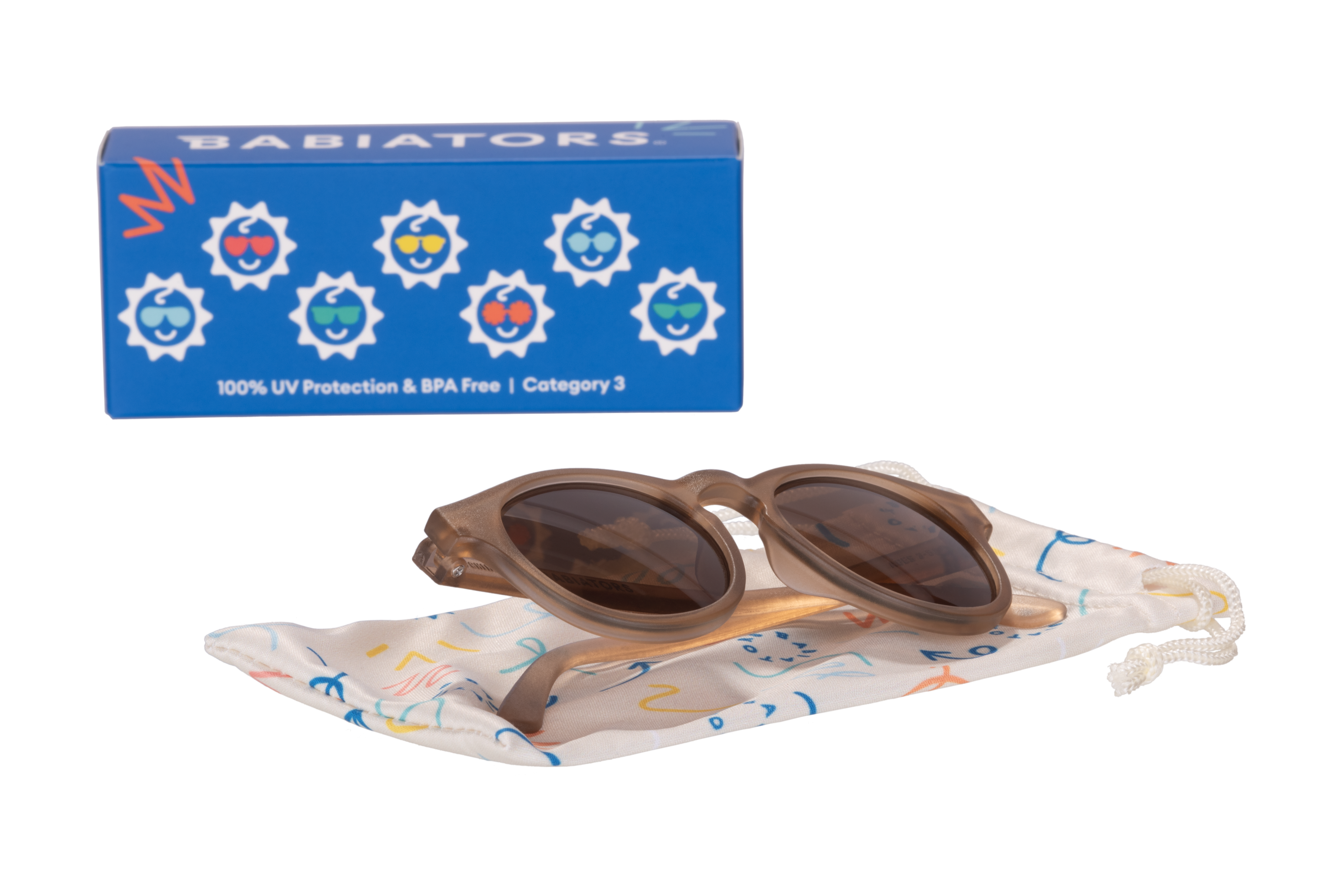 Cocoa Cloud Transparent Keyhole Sunglasses with Amber Lens