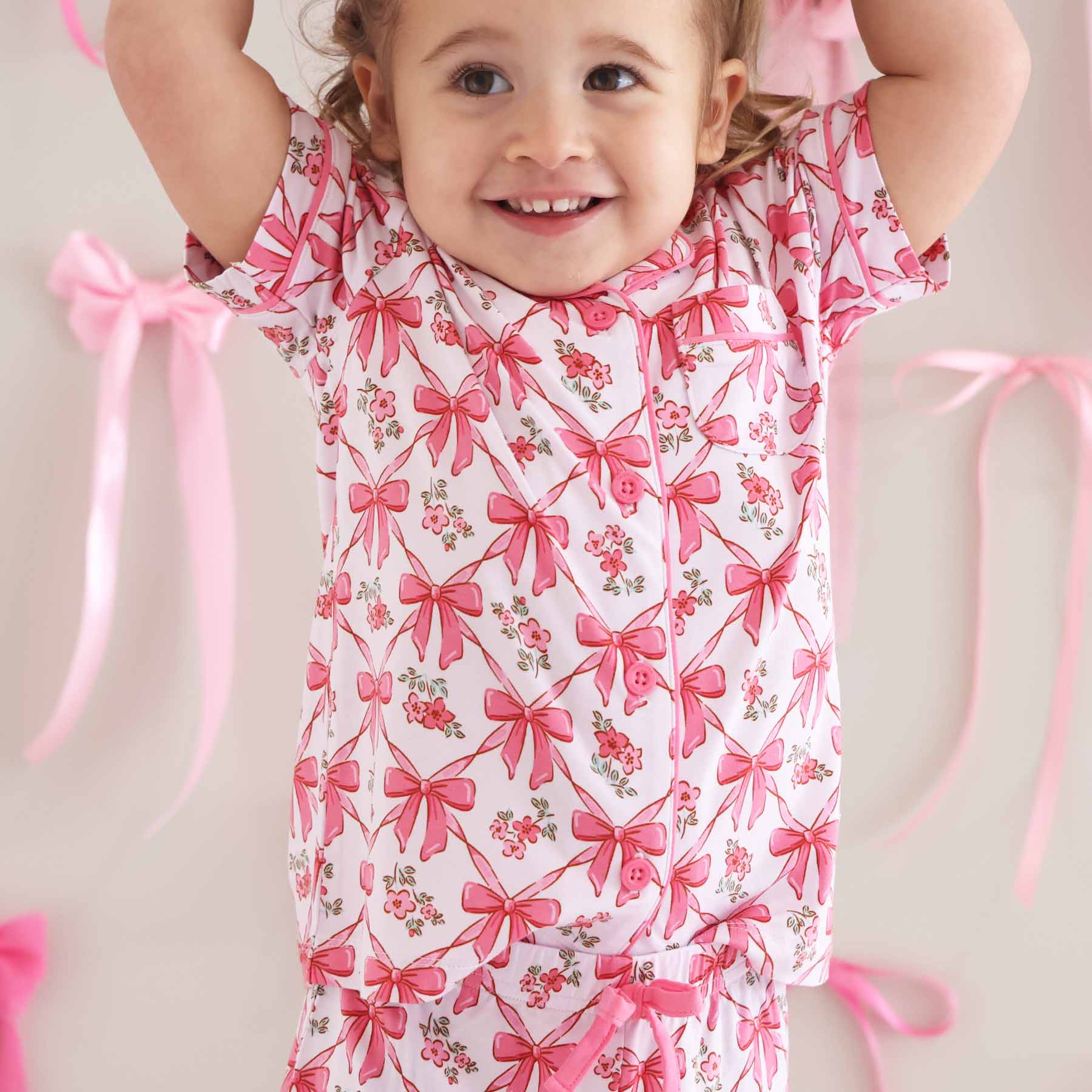 Two Piece Short Lounge Set | Bow Besties