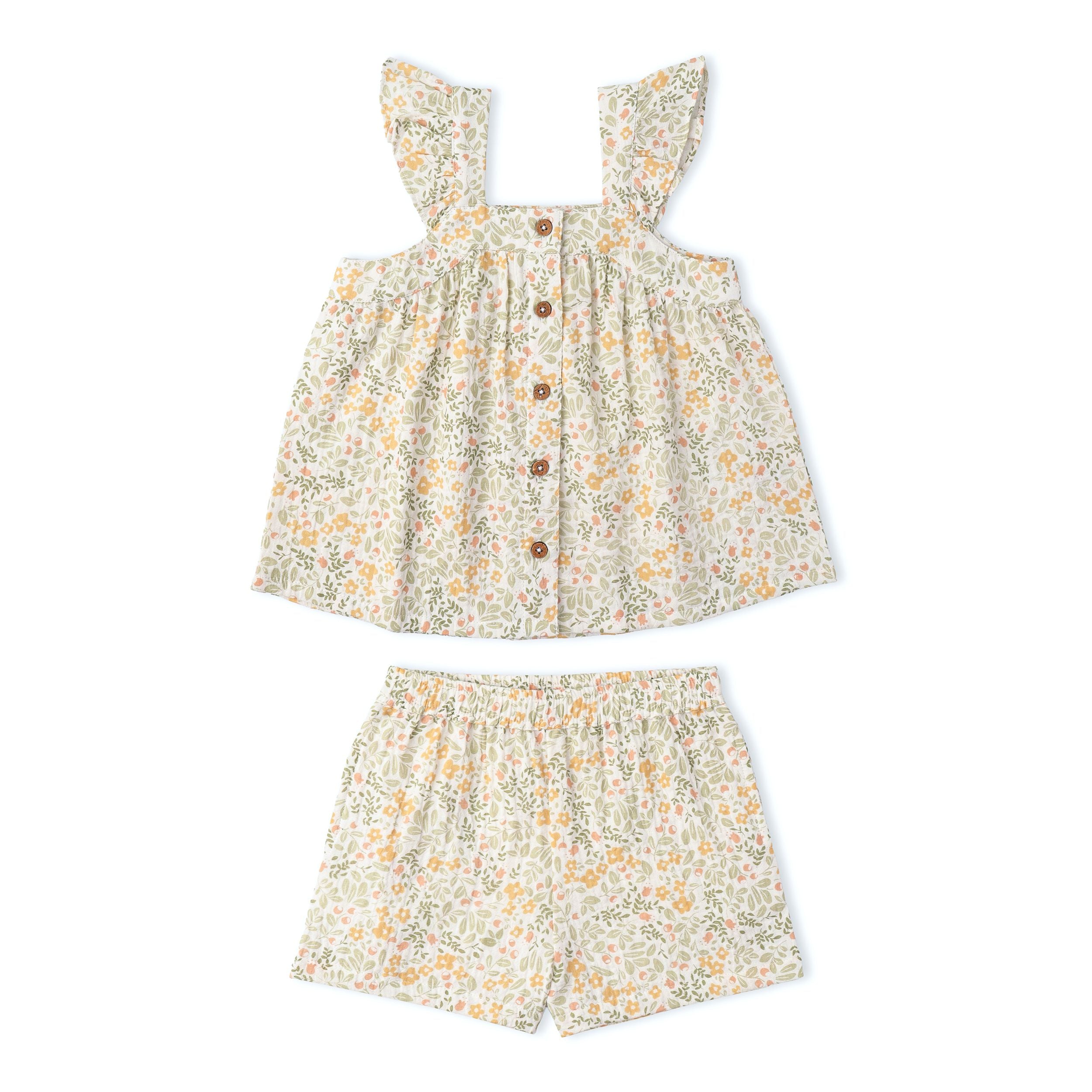 Flutter Top & Shorts Set | Bloomfield