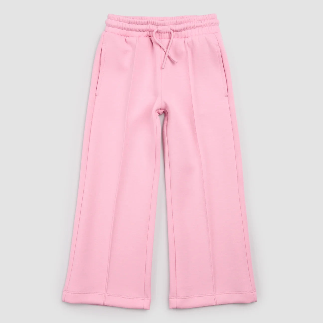 Dance Embossed Bubblegum Scuba Knit Sweatshirt & Wide Leg Joggers
