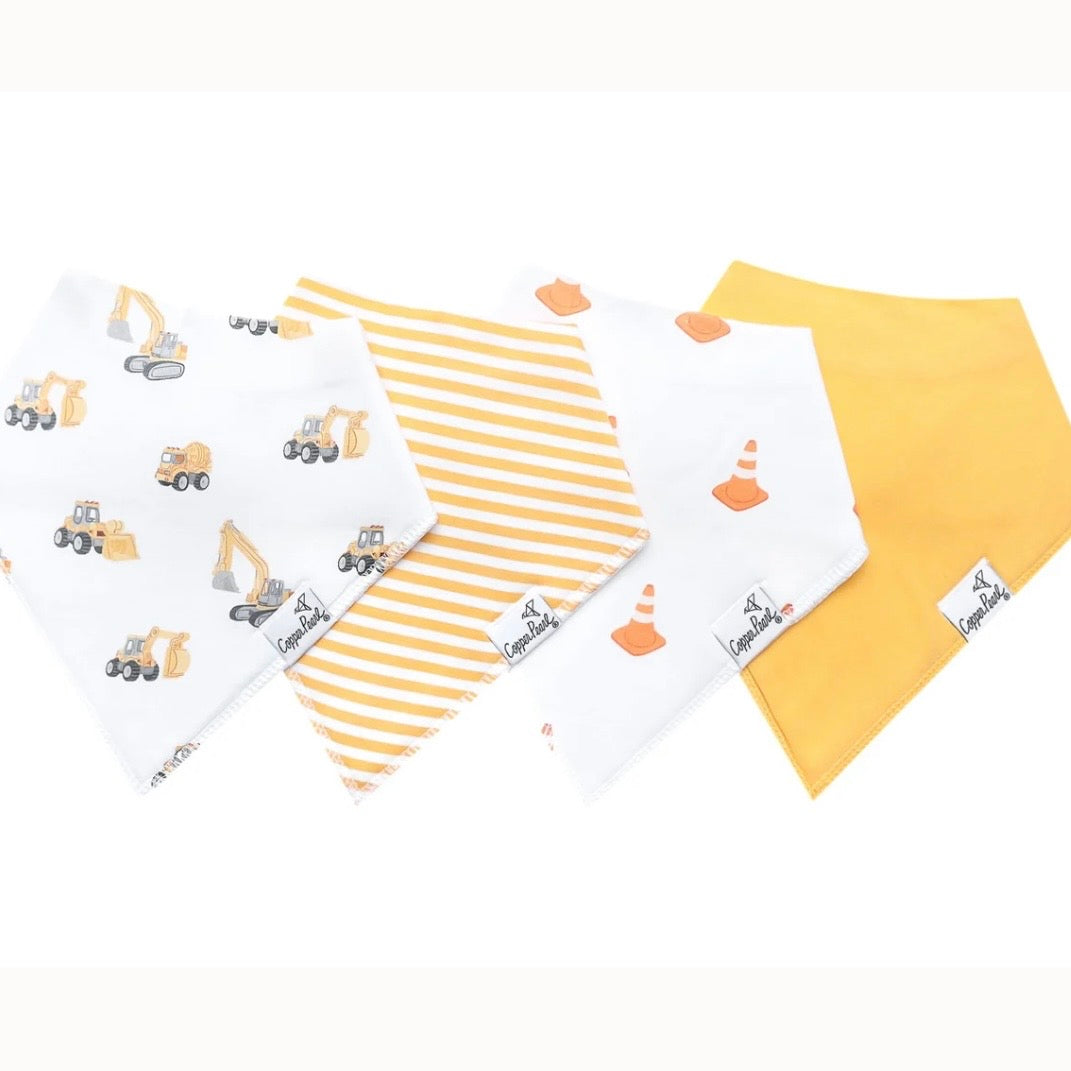 Copper Pearl Bandana Bib Set (4-pack)